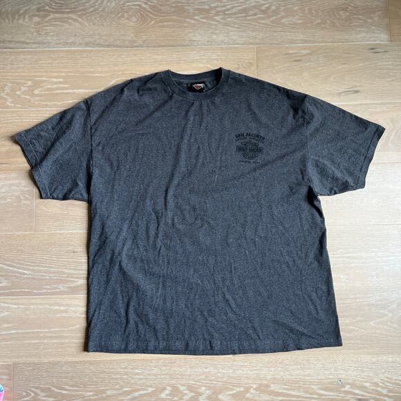 Harley Davidson Pasadena TX Men's Gray Black Tee T-Shirt 3XL - Picture 1 of 4